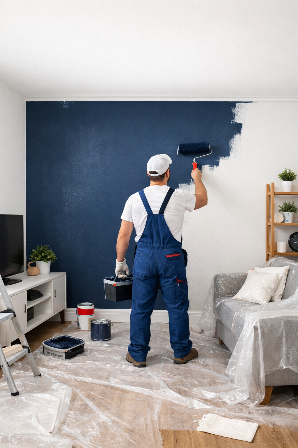 Painting and repair result